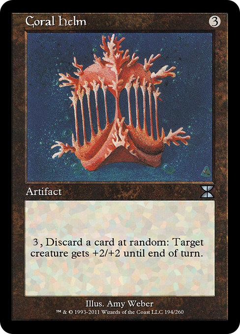 Coral Helm - Masters Edition IV Magic card