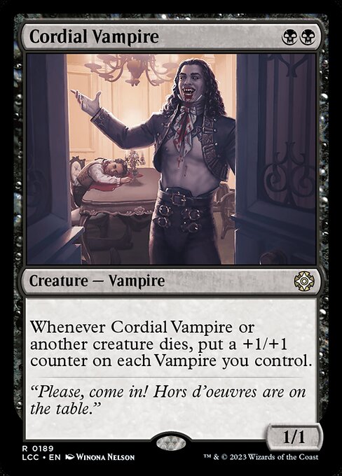 Cordial Vampire - The Lost Caverns of Ixalan Commander Magic card