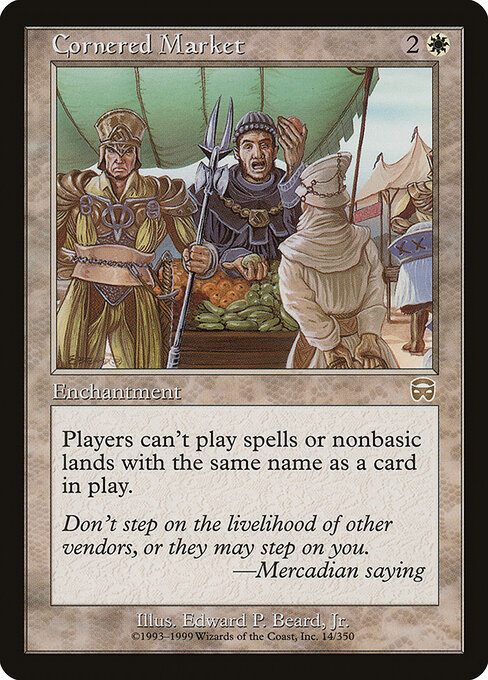 Cornered Market - Mercadian Masques Magic card