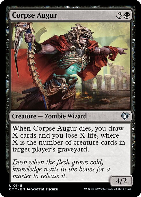 Corpse Augur - Commander Masters Magic card