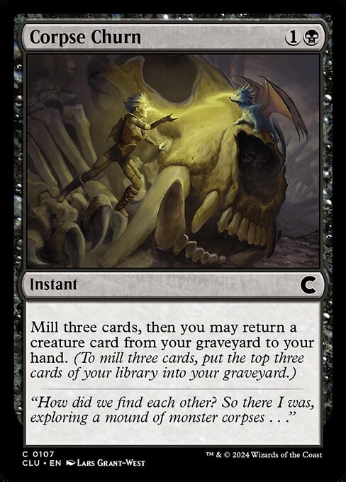 Corpse Churn - Ravnica: Clue Edition Magic card
