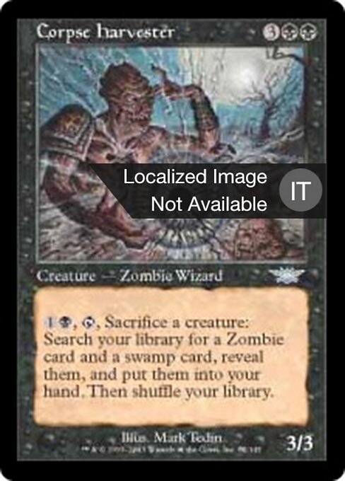 Corpse Harvester - Legions (#62) - Illustrated by Mark Tedin - Magic: The Gathering Card