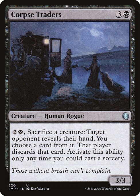 Corpse Traders - Jumpstart (#220) - Illustrated by Kev Walker - Magic: The Gathering Card
