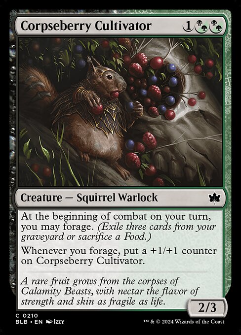 Corpseberry Cultivator - Bloomburrow Magic card