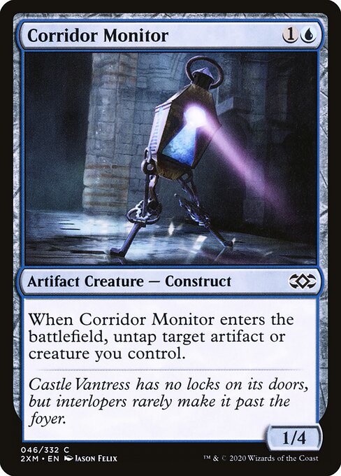 Corridor Monitor - Double Masters (#46) - Illustrated by Jason Felix - Magic: The Gathering Card