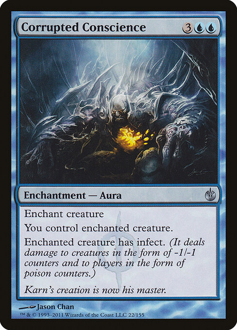 Corrupted Conscience - Mirrodin Besieged Magic card