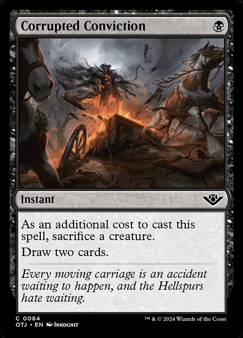 Corrupted Conviction - Outlaws of Thunder Junction Magic card