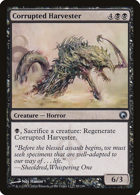 Corrupted Harvester - Scars of Mirrodin Magic card