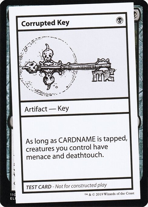 Corrupted Key - Mystery Booster Playtest Cards 2021 (#39) - Illustrated by Tom Wänerstrand - Magic: The Gathering Card