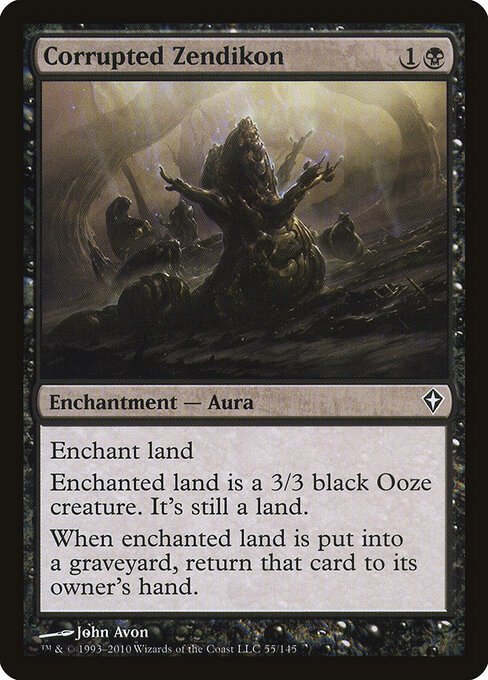 Corrupted Zendikon - Worldwake Magic card