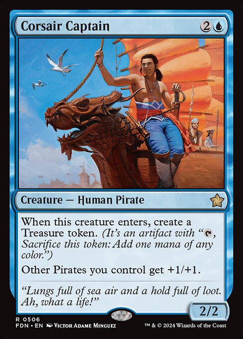 Corsair Captain - Foundations Magic card