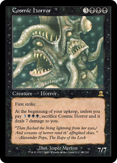 Cosmic Horror - Masters Edition III Magic card