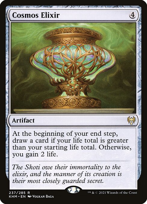 Cosmos Elixir - Kaldheim (#237) - Illustrated by Volkan Baǵa - Magic: The Gathering Card
