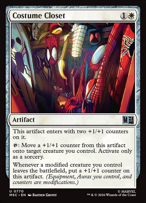 Costume Closet - Marvel Super Heroes Commander Magic card