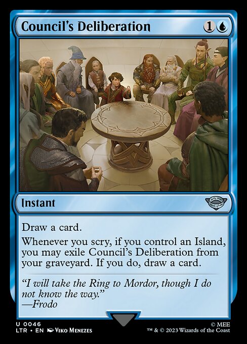 Council's Deliberation - The Lord of the Rings: Tales of Middle-earth Magic card