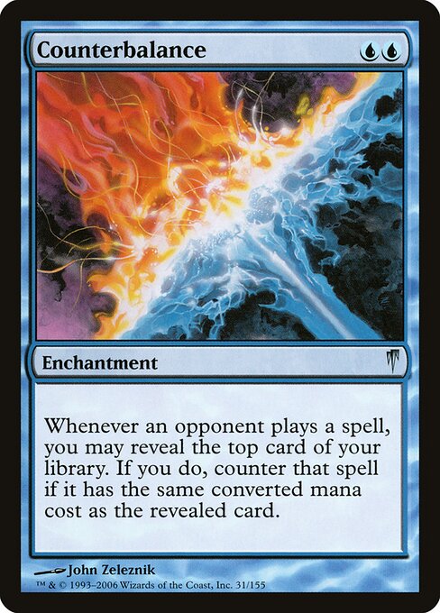 Counterbalance - Coldsnap (#31) - Illustrated by John Zeleznik - Magic: The Gathering Card