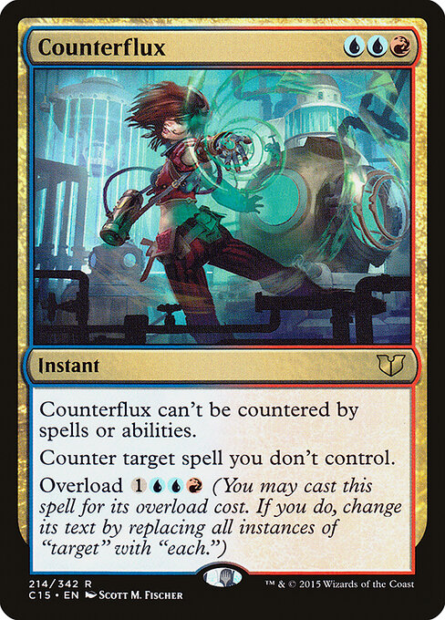 Counterflux - Commander 2015 (#214) - Illustrated by Scott M. Fischer - Magic: The Gathering Card