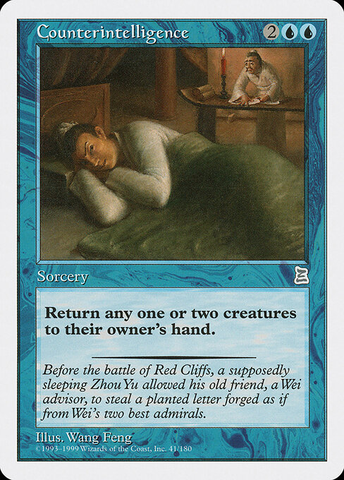 Counterintelligence - Portal Three Kingdoms Magic card