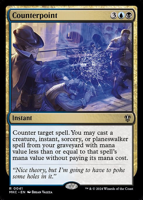Counterpoint - Murders at Karlov Manor Commander Magic card