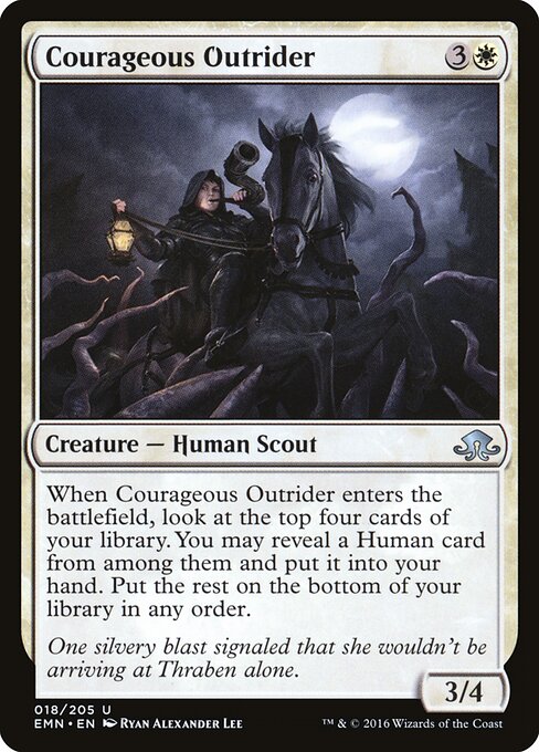Courageous Outrider - Eldritch Moon Magic card