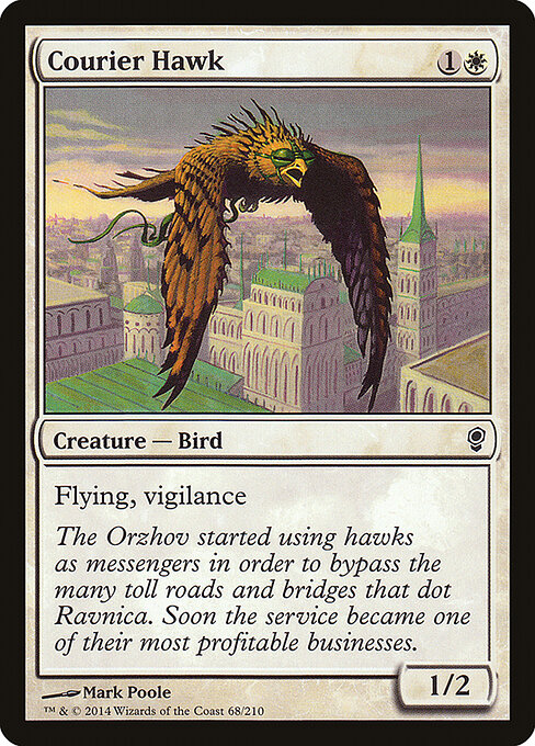 Courier Hawk - Conspiracy Magic card