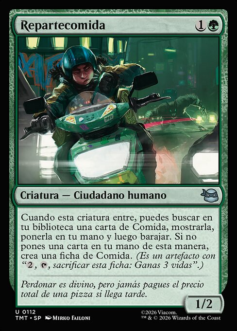 Courier of Comestibles