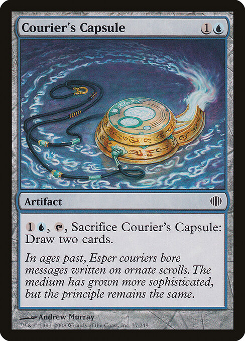 Courier's Capsule - Shards of Alara Magic card
