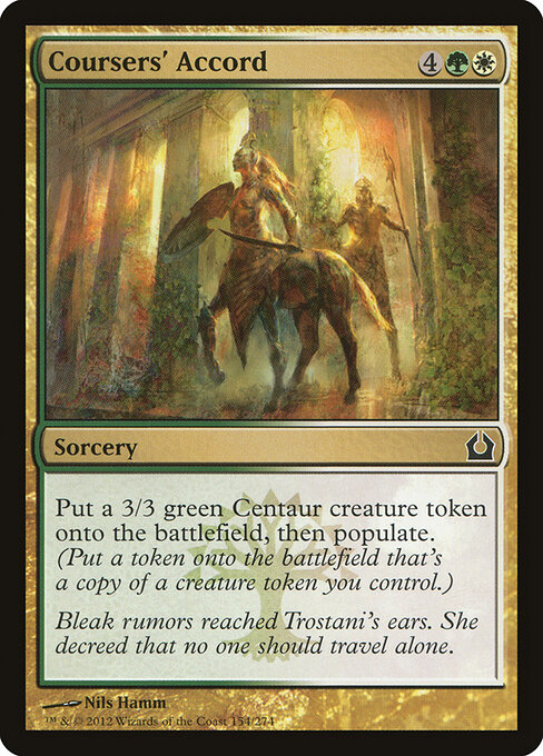 Coursers' Accord - Return to Ravnica Magic card