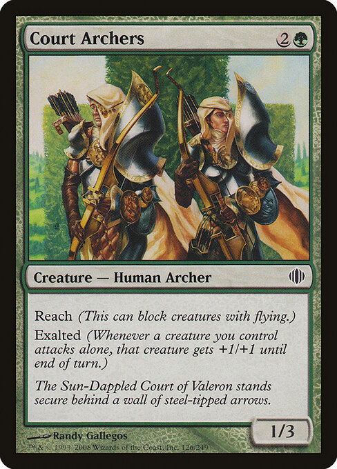 Court Archers - Shards of Alara Magic card