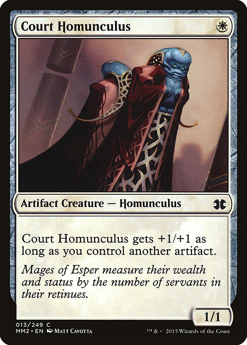 Court Homunculus - Modern Masters 2015 Magic card