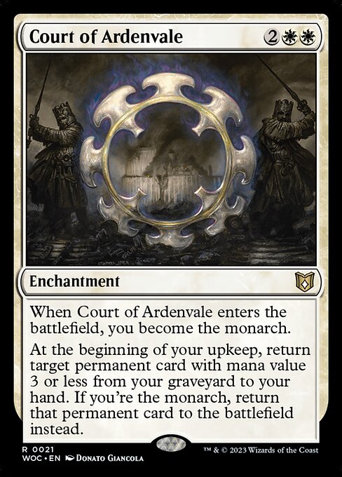 Court of Ardenvale - Wilds of Eldraine Commander Magic card
