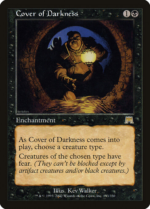 Cover of Darkness - Onslaught Magic card
