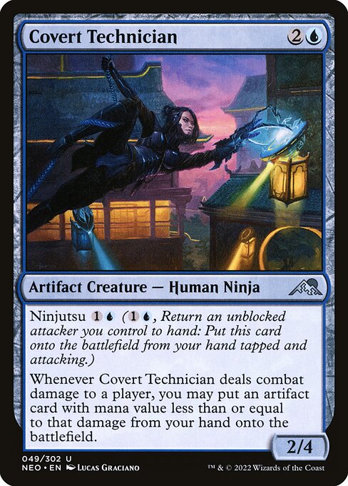 Covert Technician - Kamigawa: Neon Dynasty Magic card