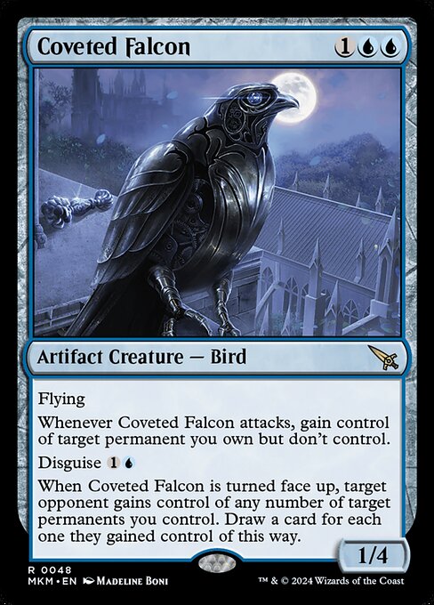 Coveted Falcon - Murders at Karlov Manor Magic card
