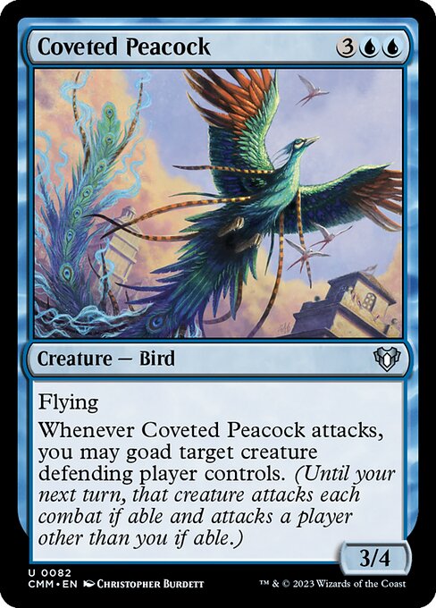 Coveted Peacock - Commander Masters Magic card