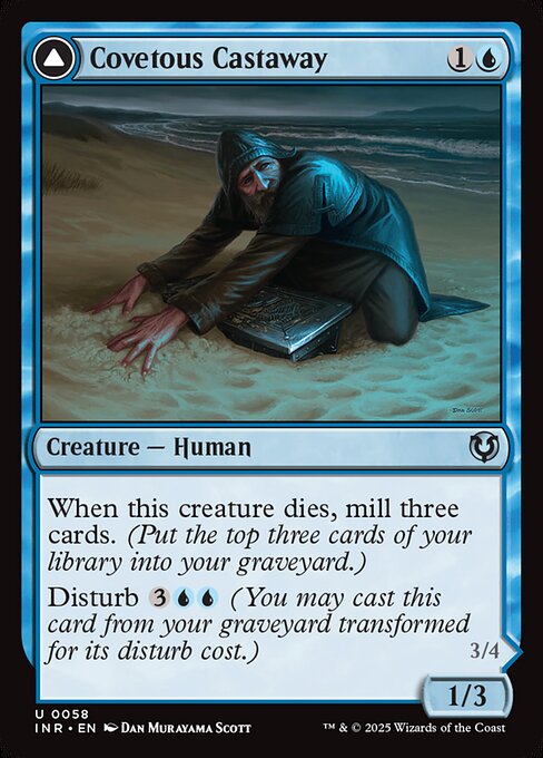 Covetous Castaway // Ghostly Castigator - Innistrad Remastered Magic card