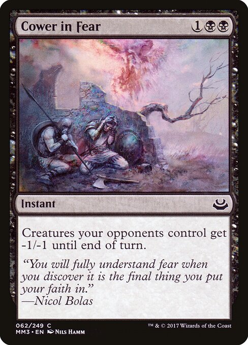 Cower in Fear - Modern Masters 2017 Magic card