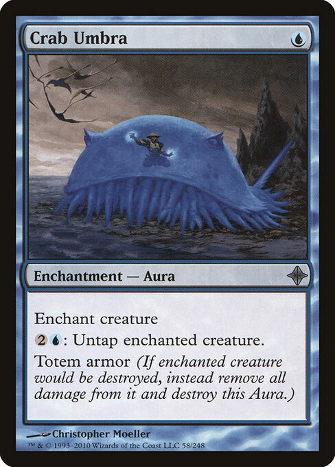 Crab Umbra - Rise of the Eldrazi Magic card