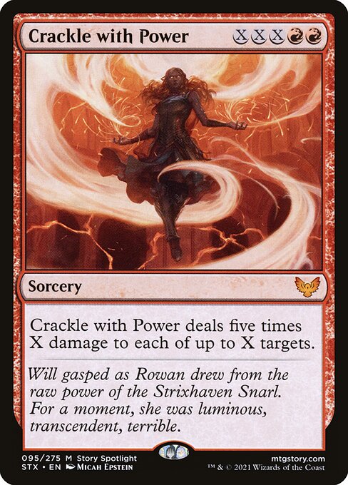 Crackle with Power - Strixhaven: School of Mages Magic card