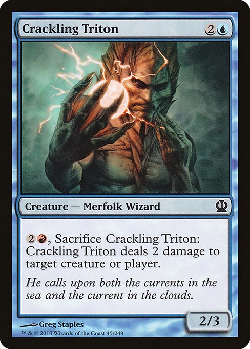 Crackling Triton - Theros Magic card