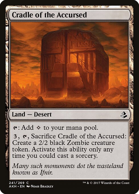 Cradle of the Accursed - Amonkhet Magic card