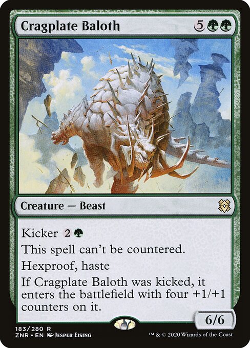 Cragplate Baloth - Zendikar Rising Magic card
