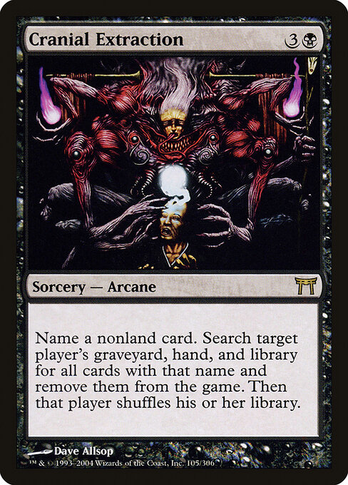 Cranial Extraction - Champions of Kamigawa Magic card