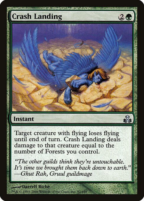 Crash Landing - Guildpact Magic card