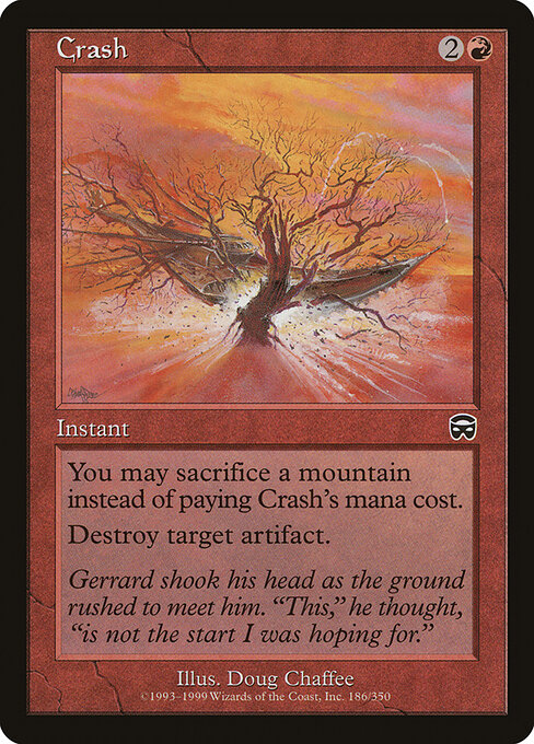 Crash - Mercadian Masques Magic card