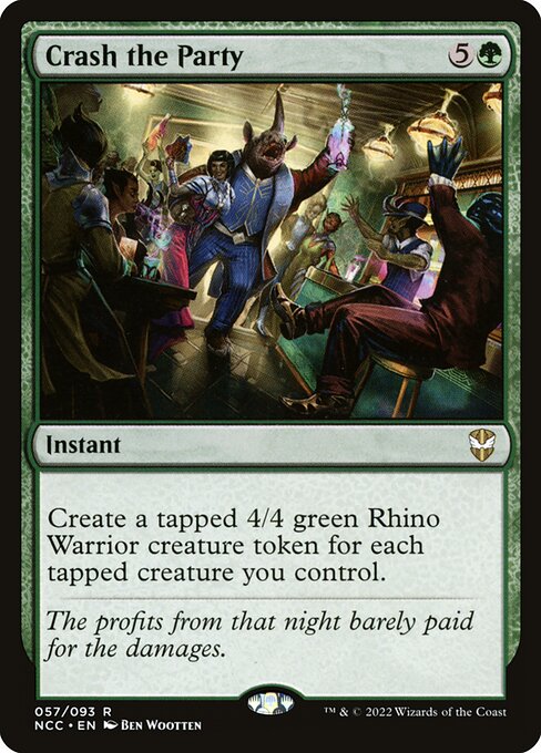 Crash the Party - New Capenna Commander Magic card
