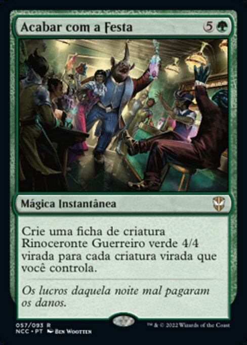 Intrufolarsi alla Festa (Crash the Party) - New Capenna Commander (#57) - Illustrated by Ben Wootten - Magic: The Gathering Card