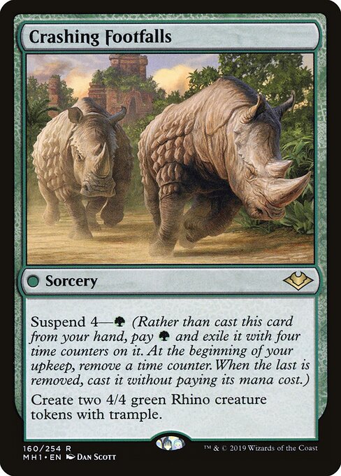 Crashing Footfalls - Modern Horizons Magic card