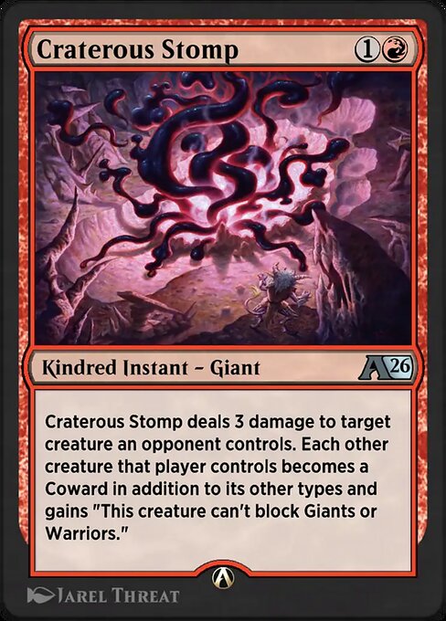 Craterous Stomp - Alchemy: Lorwyn Eclipsed Magic card
