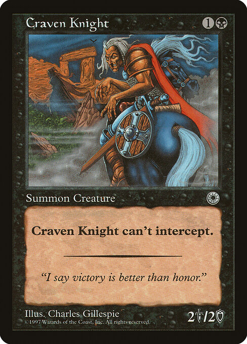 Craven Knight - Portal Magic card
